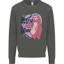 Sloth Down Policeman Funny Kids Sweatshirt Jumper Storm Grey