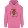 Sloth Eat Sleep & Be Merry Funny Christmas Childrens Kids Hoodie Azalea