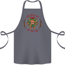 Sloth Eat Sleep & Be Merry Funny Christmas Cotton Apron 100% Organic Steel