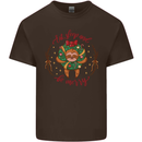 Sloth Eat Sleep & Be Merry Funny Christmas Kids T-Shirt Childrens Chocolate