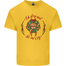 Sloth Eat Sleep & Be Merry Funny Christmas Kids T-Shirt Childrens Yellow