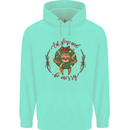 Sloth Eat Sleep & Be Merry Funny Christmas Mens 80% Cotton Hoodie Peppermint