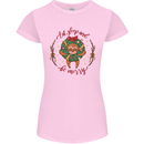 Sloth Eat Sleep & Be Merry Funny Christmas Womens Petite Cut T-Shirt Light Pink