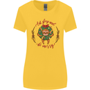 Sloth Eat Sleep & Be Merry Funny Christmas Womens Wider Cut T-Shirt Yellow