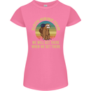 Sloth Hiking Team Funny Trekking Walking Womens Petite Cut T-Shirt Azalea