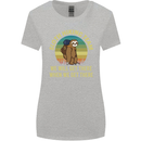 Sloth Hiking Team Funny Trekking Walking Womens Wider Cut T-Shirt Sports Grey
