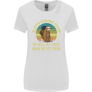 Sloth Hiking Team Funny Trekking Walking Womens Wider Cut T-Shirt White