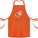 Sloth Hiking Team Trekking Rambling Funny Cotton Apron 100% Organic Orange