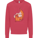 Sloth Hiking Team Trekking Rambling Funny Mens Sweatshirt Jumper Heliconia