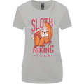 Sloth Hiking Team Trekking Rambling Funny Womens Wider Cut T-Shirt Sports Grey