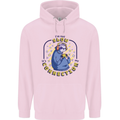 Sloth I'm Not Slow Funny Gaming Gamer Childrens Kids Hoodie Light Pink