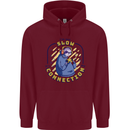 Sloth I'm Not Slow Funny Gaming Gamer Childrens Kids Hoodie Maroon