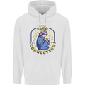 Sloth I'm Not Slow Funny Gaming Gamer Childrens Kids Hoodie White