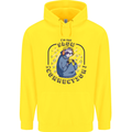 Sloth I'm Not Slow Funny Gaming Gamer Childrens Kids Hoodie Yellow