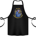 Sloth I'm Not Slow Funny Gaming Gamer Cotton Apron 100% Organic Black