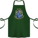 Sloth I'm Not Slow Funny Gaming Gamer Cotton Apron 100% Organic Forest Green