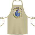 Sloth I'm Not Slow Funny Gaming Gamer Cotton Apron 100% Organic Khaki