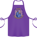 Sloth I'm Not Slow Funny Gaming Gamer Cotton Apron 100% Organic Purple