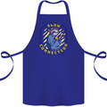 Sloth I'm Not Slow Funny Gaming Gamer Cotton Apron 100% Organic Royal Blue