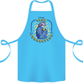 Sloth I'm Not Slow Funny Gaming Gamer Cotton Apron 100% Organic Turquoise