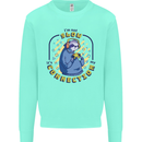 Sloth I'm Not Slow Funny Gaming Gamer Kids Sweatshirt Jumper Peppermint