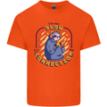 Sloth I'm Not Slow Funny Gaming Gamer Kids T-Shirt Childrens Orange