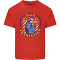 Sloth I'm Not Slow Funny Gaming Gamer Kids T-Shirt Childrens Red