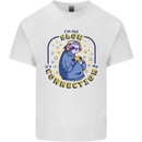 Sloth I'm Not Slow Funny Gaming Gamer Kids T-Shirt Childrens White