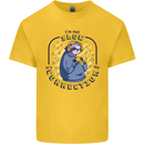 Sloth I'm Not Slow Funny Gaming Gamer Kids T-Shirt Childrens Yellow