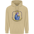 Sloth I'm Not Slow Funny Gaming Gamer Mens 80% Cotton Hoodie Sand