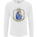 Sloth I'm Not Slow Funny Gaming Gamer Mens Long Sleeve T-Shirt White