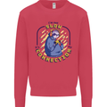 Sloth I'm Not Slow Funny Gaming Gamer Mens Sweatshirt Jumper Heliconia