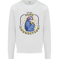 Sloth I'm Not Slow Funny Gaming Gamer Mens Sweatshirt Jumper White