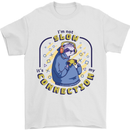 Sloth I'm Not Slow Funny Gaming Gamer Mens T-Shirt Cotton Gildan White