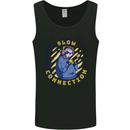 Sloth I'm Not Slow Funny Gaming Gamer Mens Vest Tank Top Black