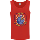 Sloth I'm Not Slow Funny Gaming Gamer Mens Vest Tank Top Red
