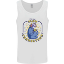 Sloth I'm Not Slow Funny Gaming Gamer Mens Vest Tank Top White