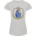 Sloth I'm Not Slow Funny Gaming Gamer Womens Petite Cut T-Shirt Sports Grey