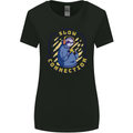 Sloth I'm Not Slow Funny Gaming Gamer Womens Wider Cut T-Shirt Black