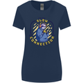 Sloth I'm Not Slow Funny Gaming Gamer Womens Wider Cut T-Shirt Navy Blue