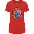 Sloth I'm Not Slow Funny Gaming Gamer Womens Wider Cut T-Shirt Red