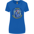 Sloth I'm Not Slow Funny Gaming Gamer Womens Wider Cut T-Shirt Royal Blue