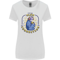 Sloth I'm Not Slow Funny Gaming Gamer Womens Wider Cut T-Shirt White