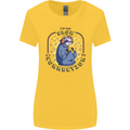 Sloth I'm Not Slow Funny Gaming Gamer Womens Wider Cut T-Shirt Yellow