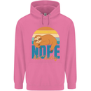 Sloth Nope Not Today Funny Lazy Childrens Kids Hoodie Azalea