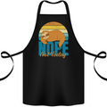 Sloth Nope Not Today Funny Lazy Cotton Apron 100% Organic Black