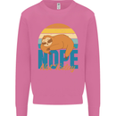 Sloth Nope Not Today Funny Lazy Mens Sweatshirt Jumper Azalea