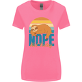 Sloth Nope Not Today Funny Lazy Womens Wider Cut T-Shirt Azalea