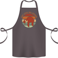 Sloth Say Less Do Lesser Funny Slogan Cotton Apron 100% Organic Dark Grey