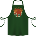 Sloth Say Less Do Lesser Funny Slogan Cotton Apron 100% Organic Forest Green